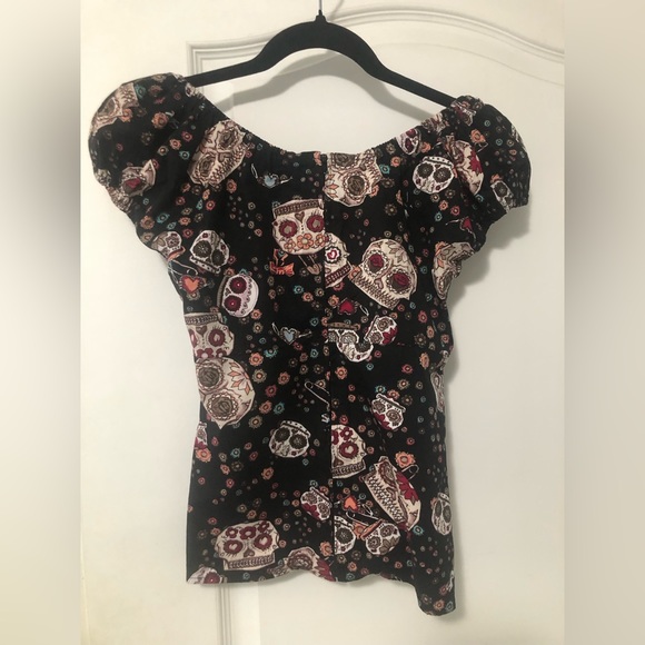 Hell bunny skull top - Picture 3 of 4